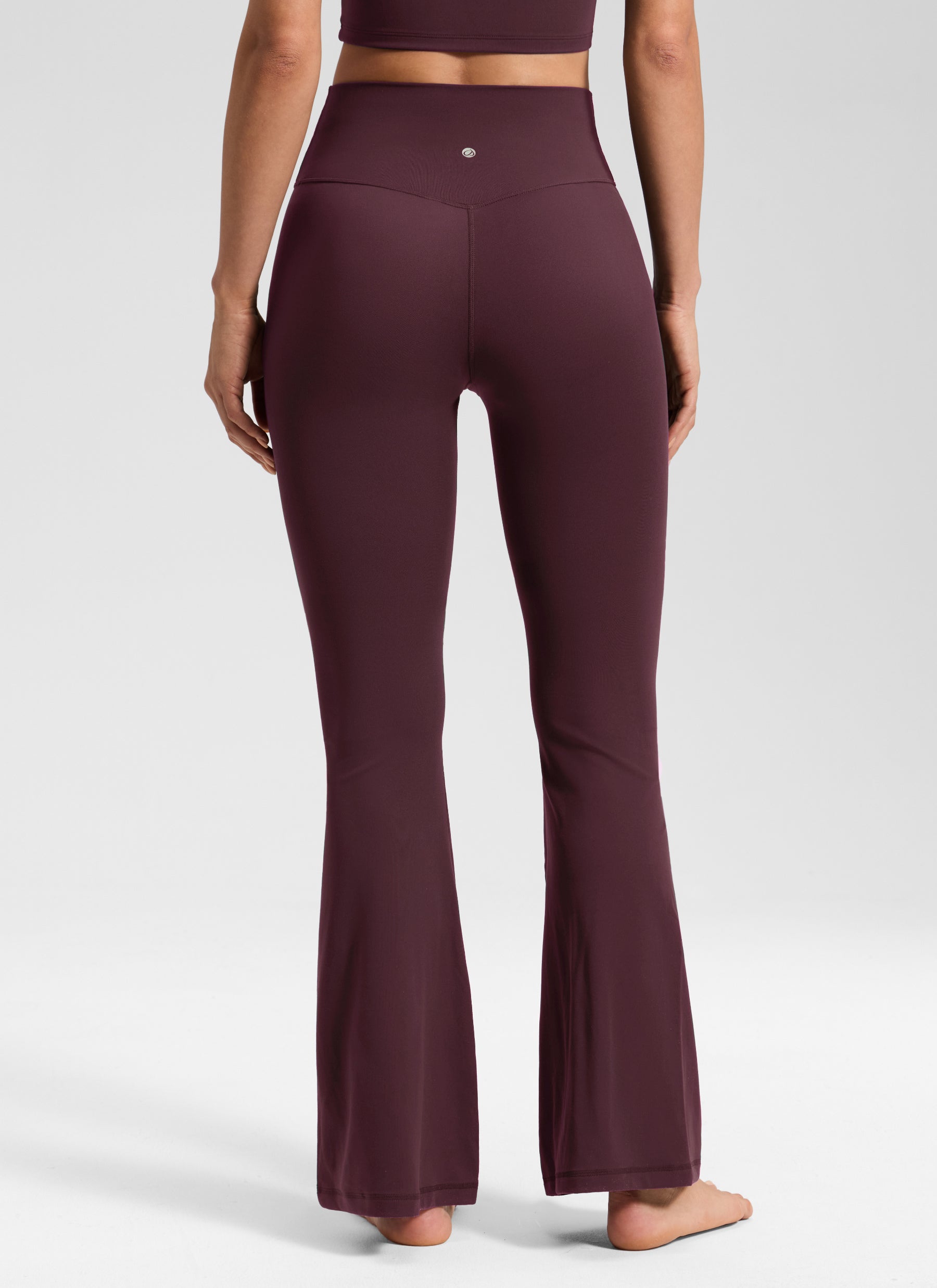 CRZ YOGA Women Butterluxe V Crossover High Waist Flare Leggings 31