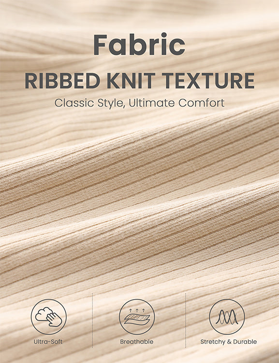 CRZ YOGA Women's Ribbed High Waisted Sweat Shorts 3'' Tan Milkshake