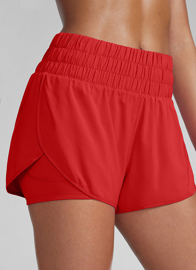 Feathery-Fit Soft  2 in 1 High Rise Short 3''