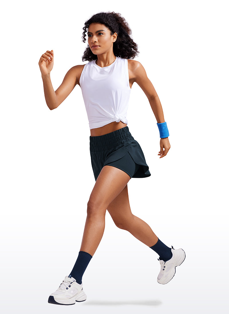 Feathery-Fit Soft  2 in 1 High Rise Short 3''