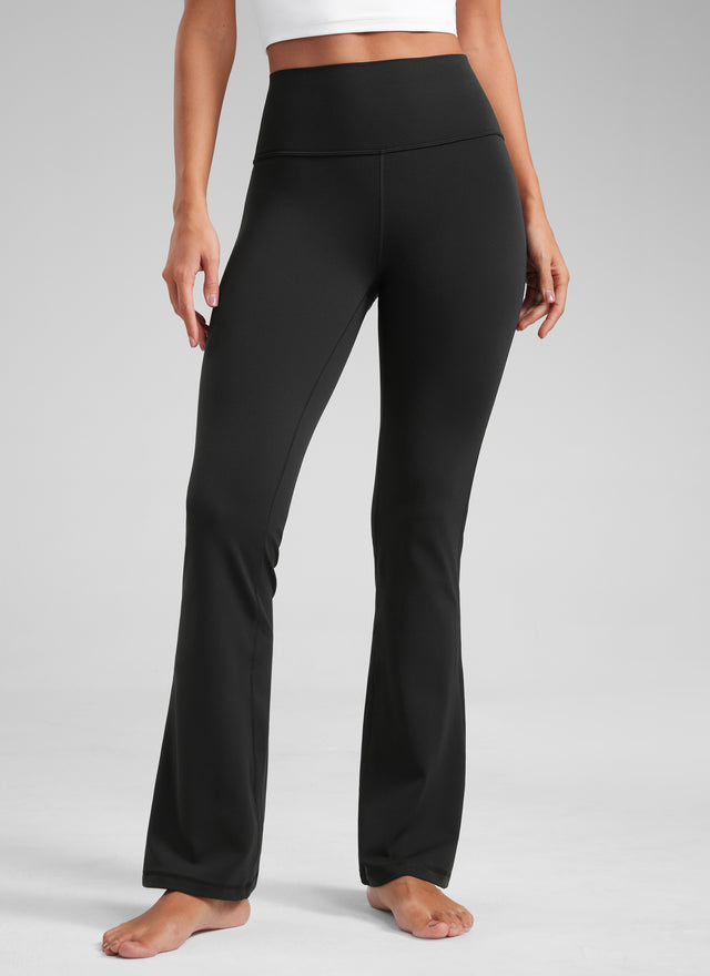 Butterluxe High Waist Flare Wide Leg Bootcut Pockets Leggings 31