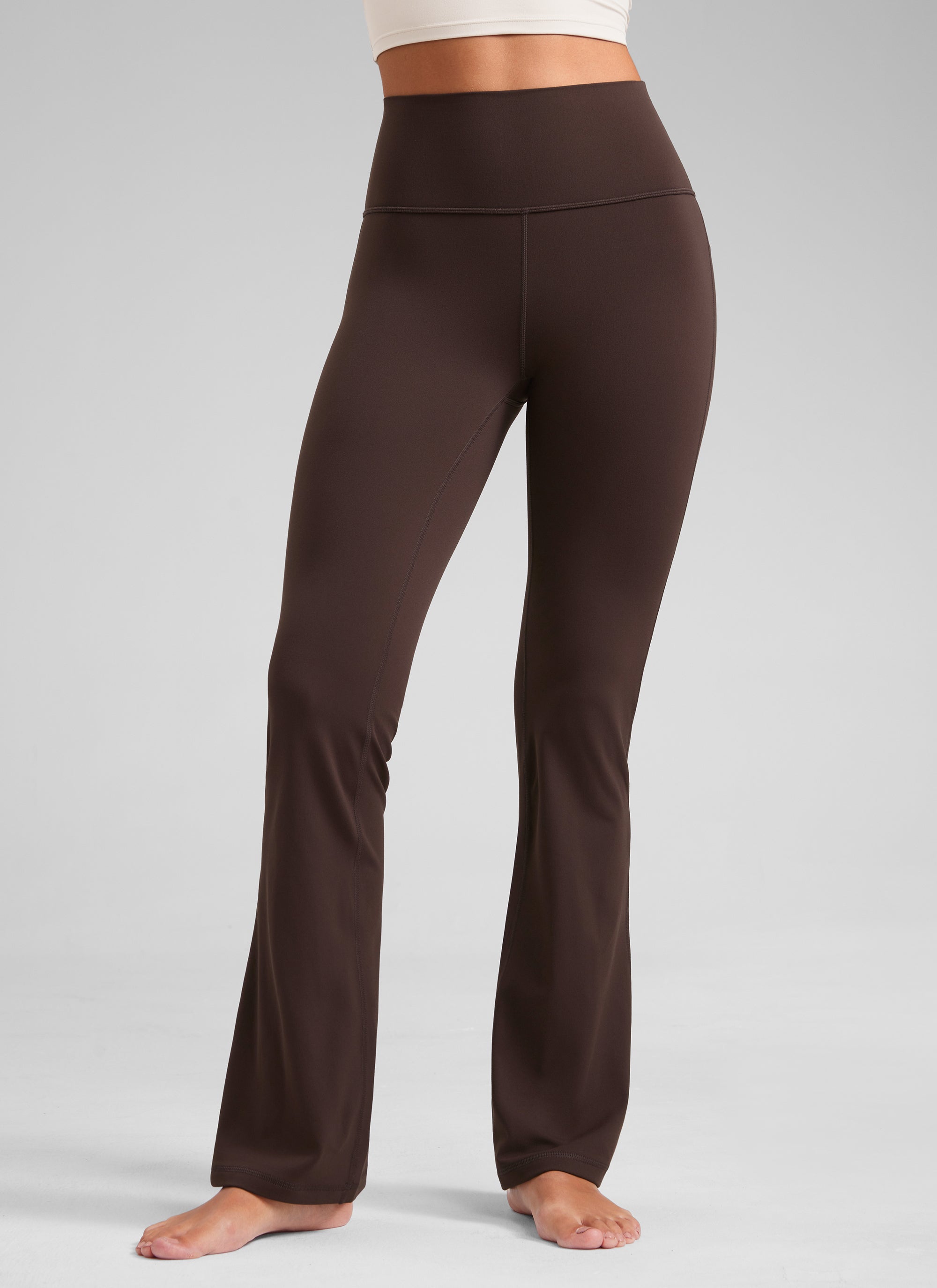 Butterluxe High Waist Flare Wide Leg Bootcut Pockets Leggings 31