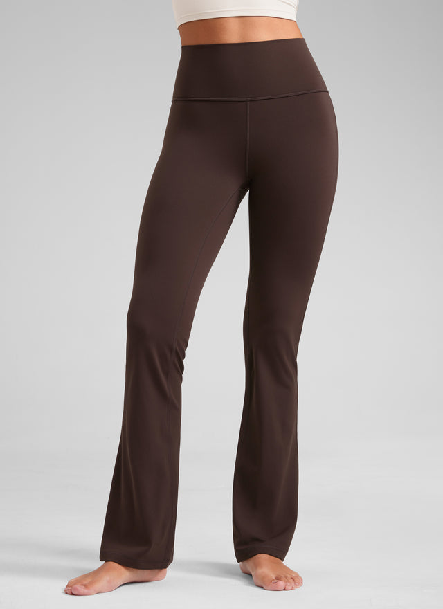 Butterluxe High Waist Flare Wide Leg Bootcut Pockets Leggings 31