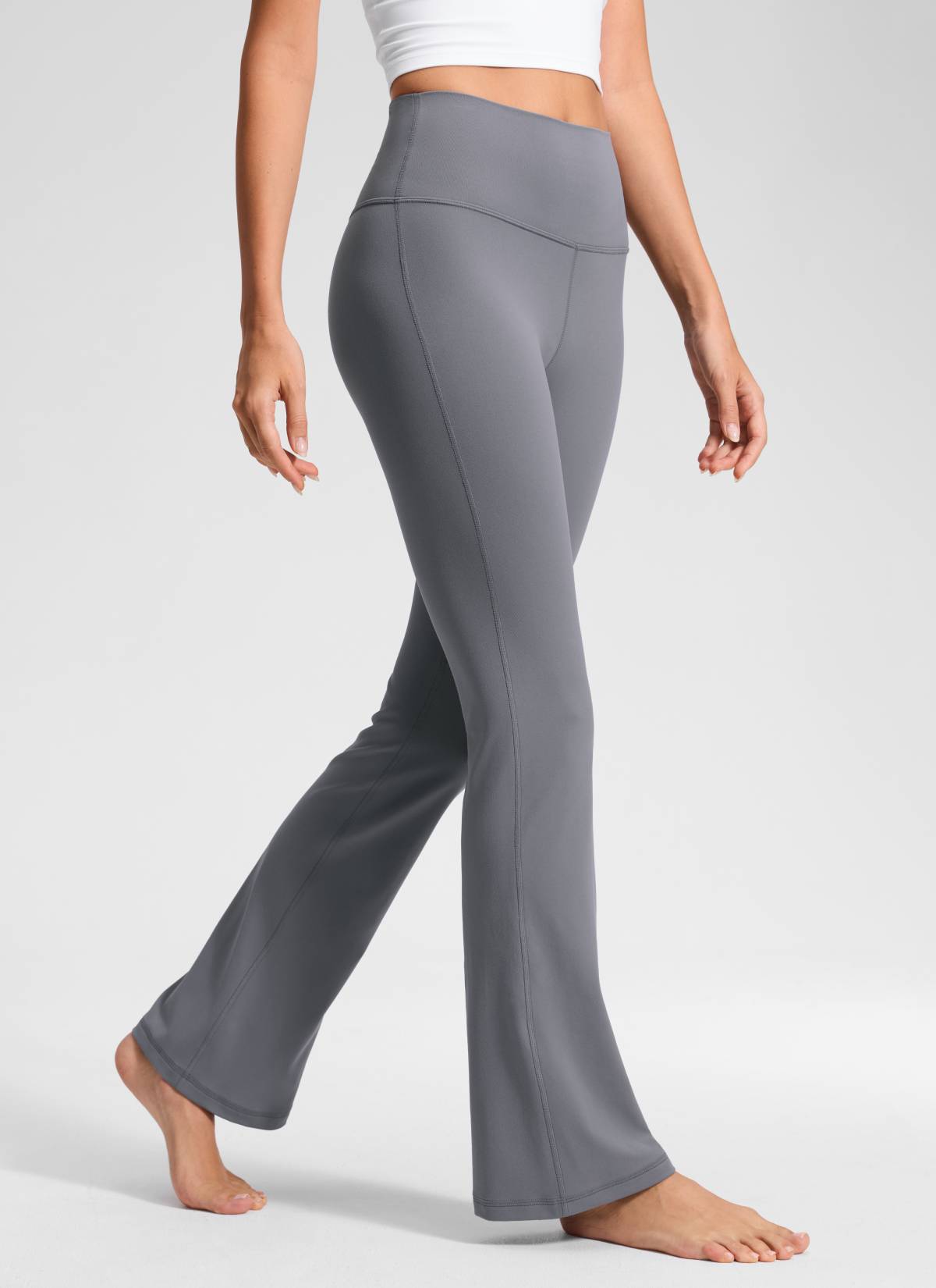 CRZ YOGA Women's Butterluxe High Waist Flare Leg Bootcut Leggings 32