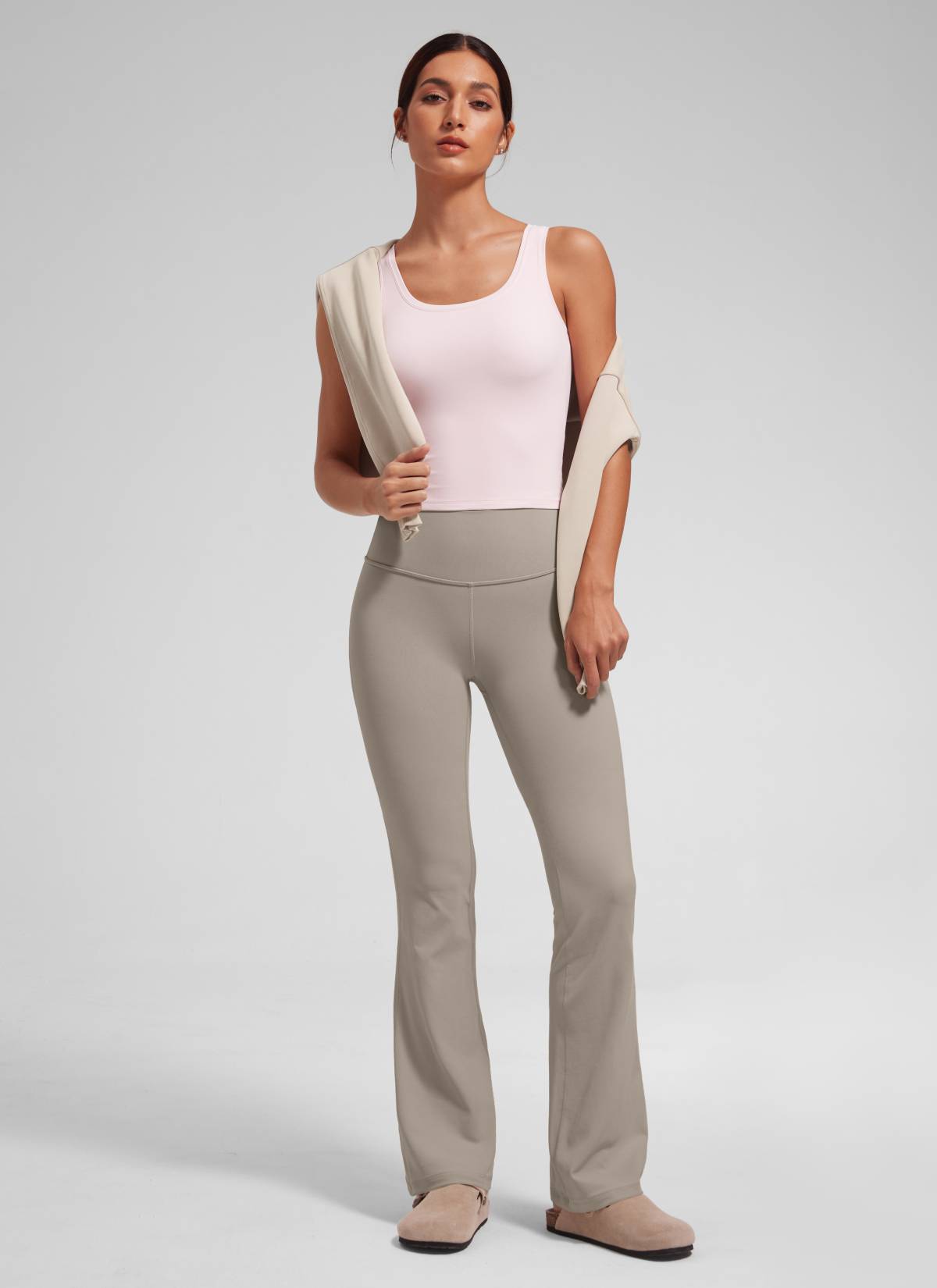 Butterluxe High Waist Flare Wide Leg Bootcut Pockets Leggings 31