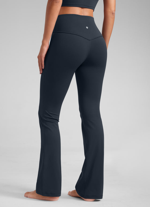 Butterluxe High Waist Flare Wide Leg Bootcut Pockets Leggings 31