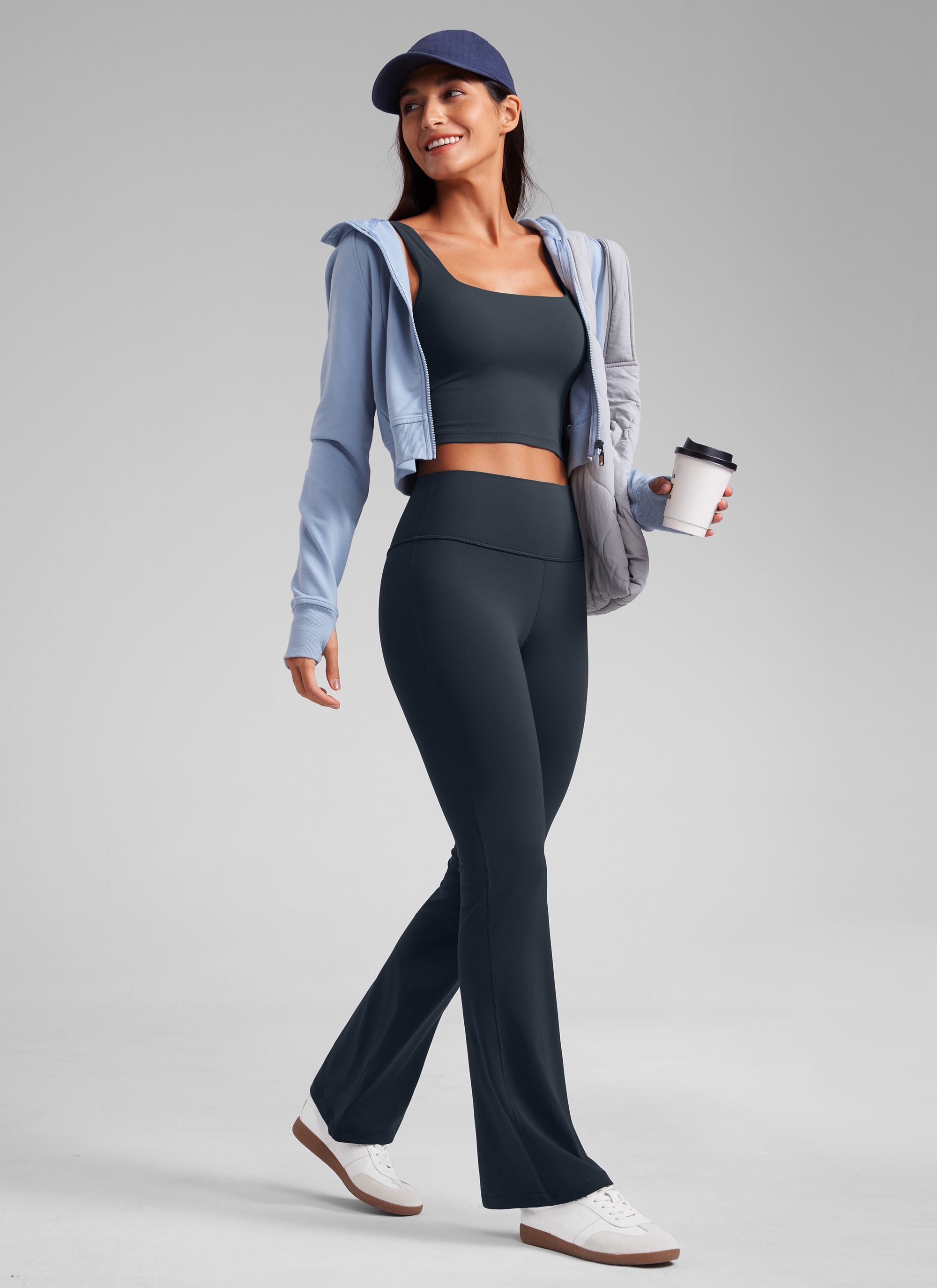 Butterluxe High Waist Flare Wide Leg Bootcut Pockets Leggings 31