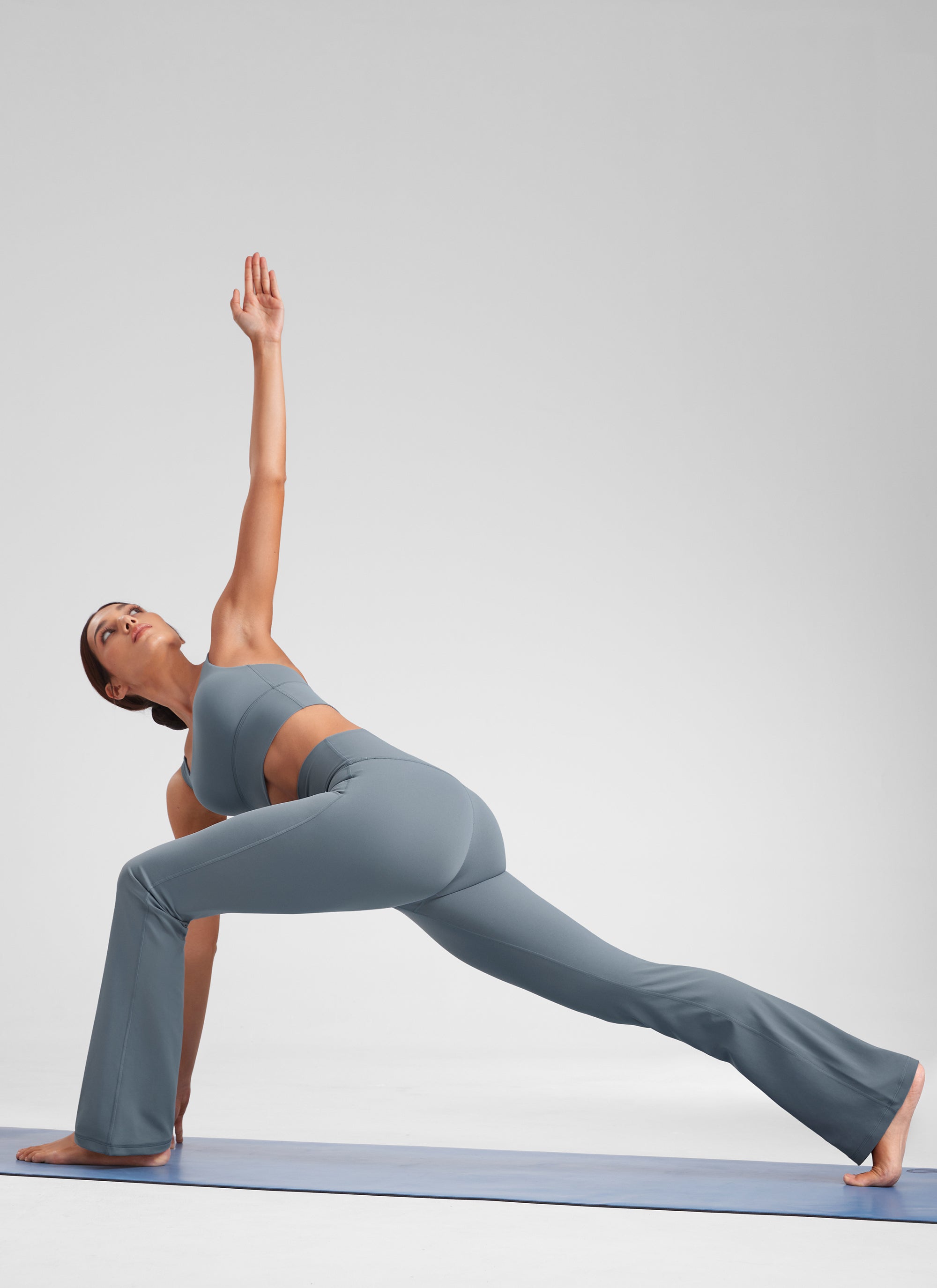 CRZ YOGA Women's Yoga High Waist Butterluxe Flare Pocket Leggings 29