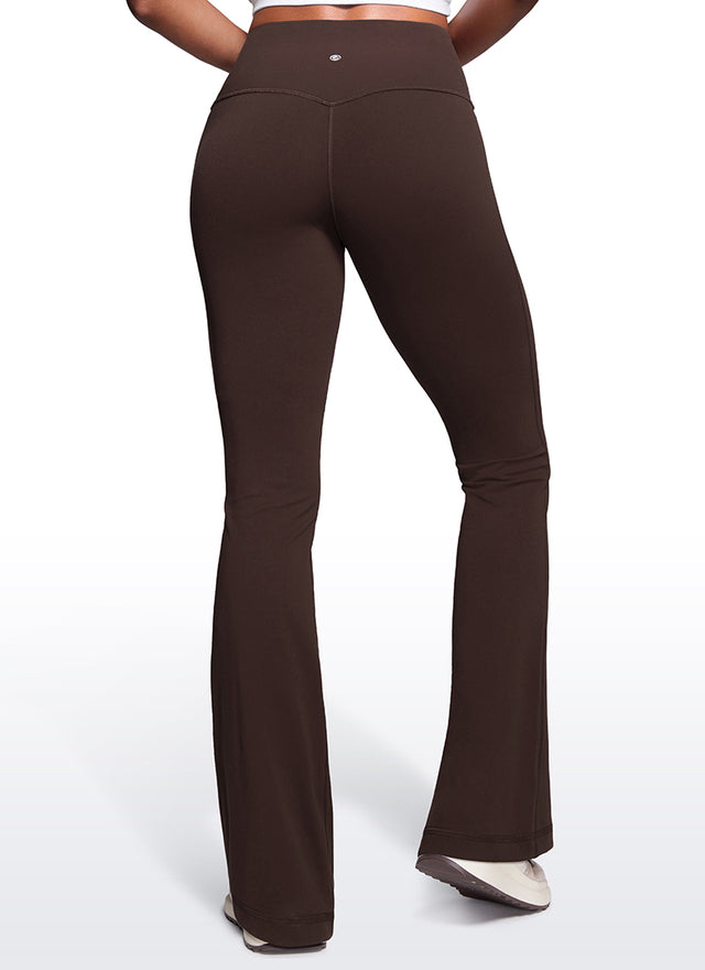 Butterluxe High Waist Flare Wide Leg Bootcut Pockets Leggings 33