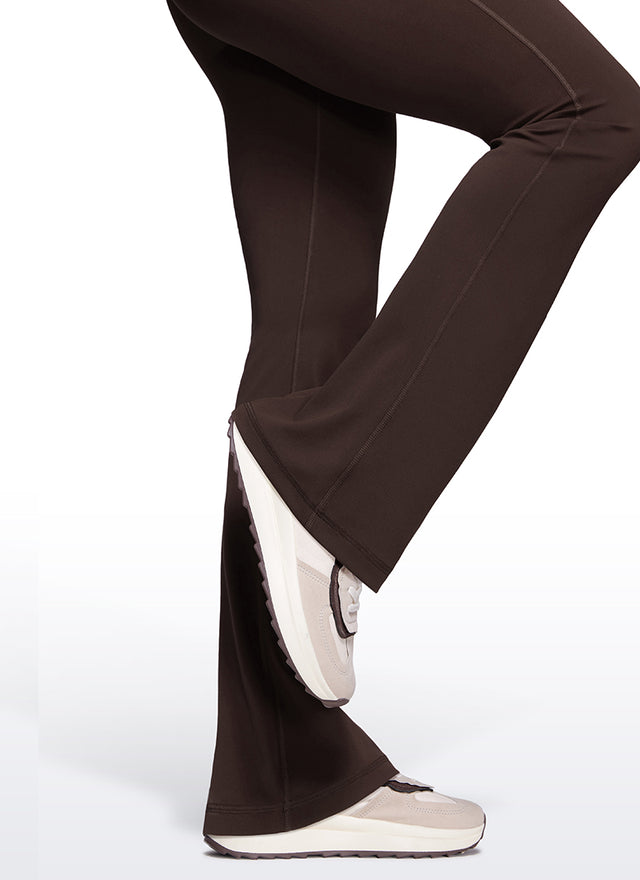 Butterluxe High Waist Flare Wide Leg Bootcut Pockets Leggings 33
