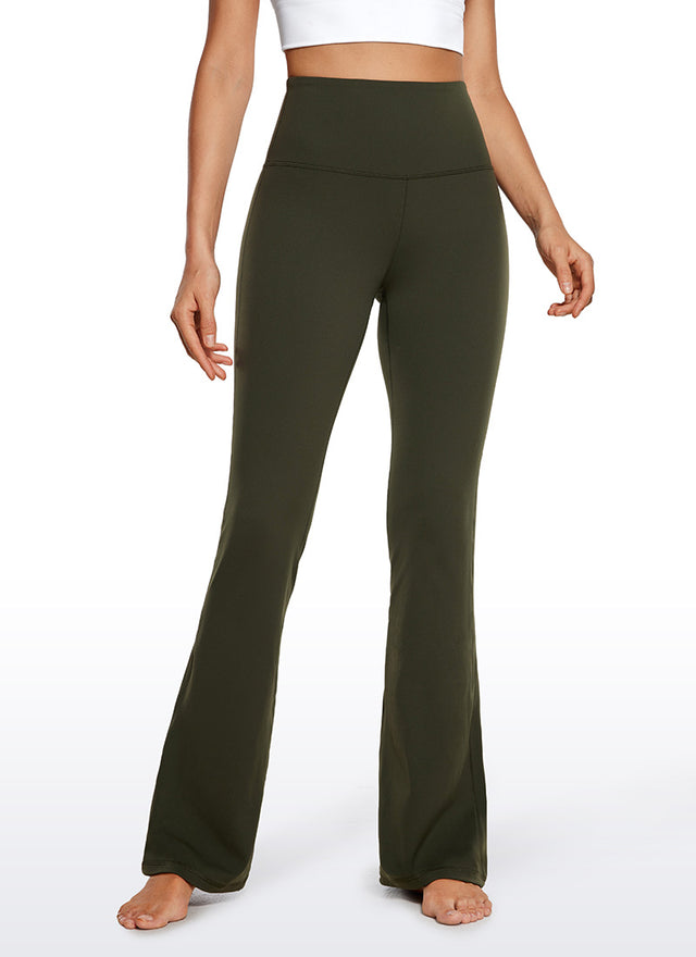 Butterluxe High Waist Flare Wide Leg Bootcut Pockets Leggings 33