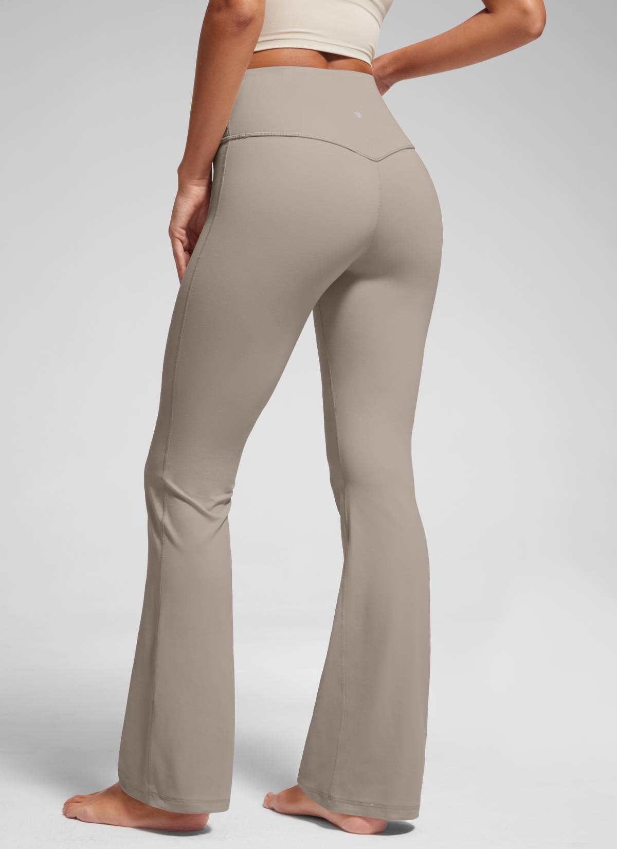 CRZ YOGA Women's Yoga High Waist Butterluxe Flare Pocket Leggings 29