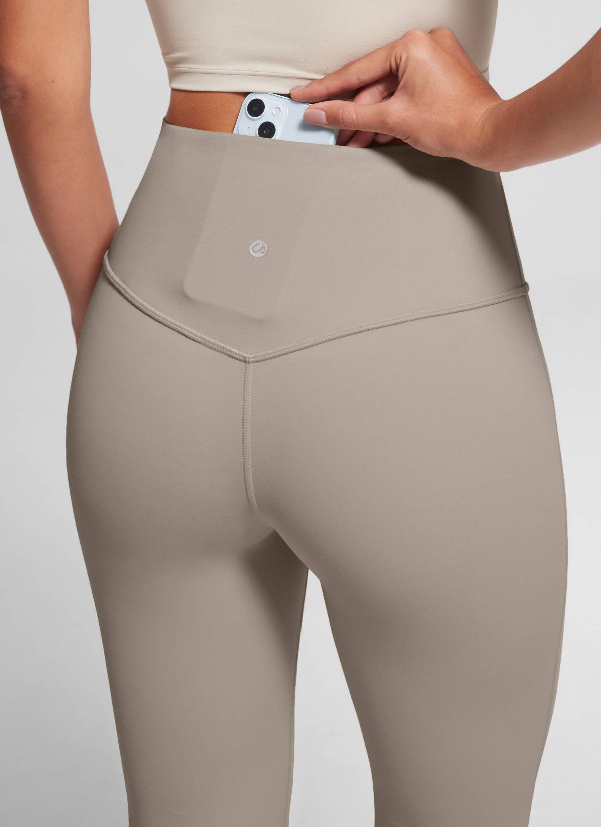 CRZ YOGA Women's Yoga High Waist Butterluxe Flare Pocket Leggings 29