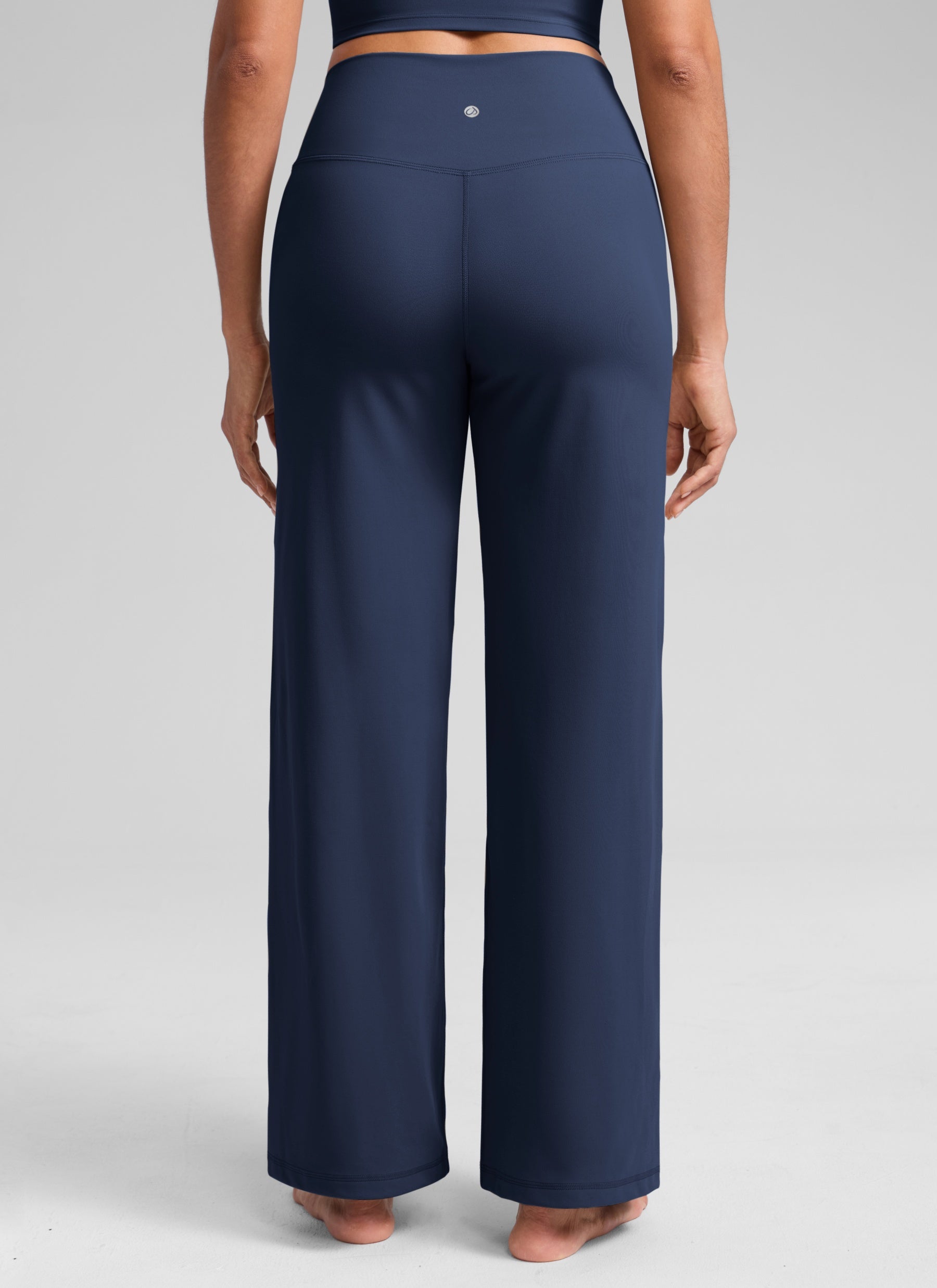 CRZ YOGA Women's Butterlift High Waisted Wide Leg Pants with Pockets 33