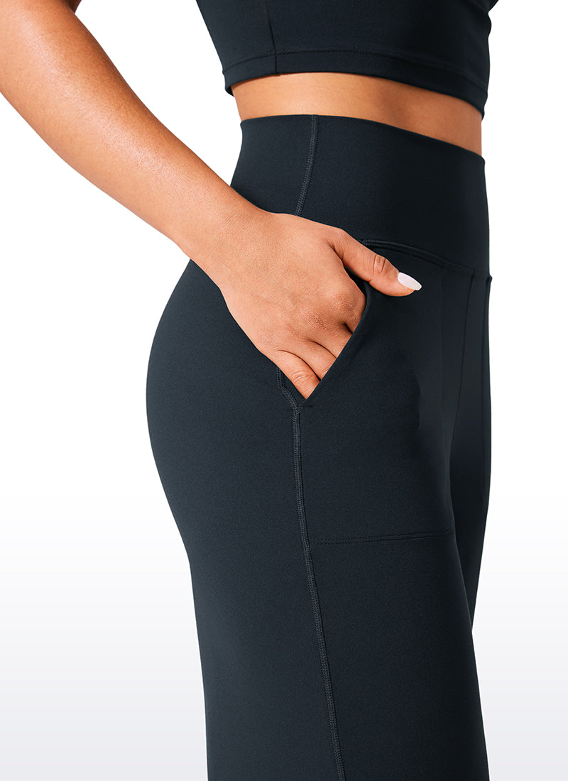 CRZ YOGA Women's Butterlift High Waisted Wide Leg Pants with Pockets 33
