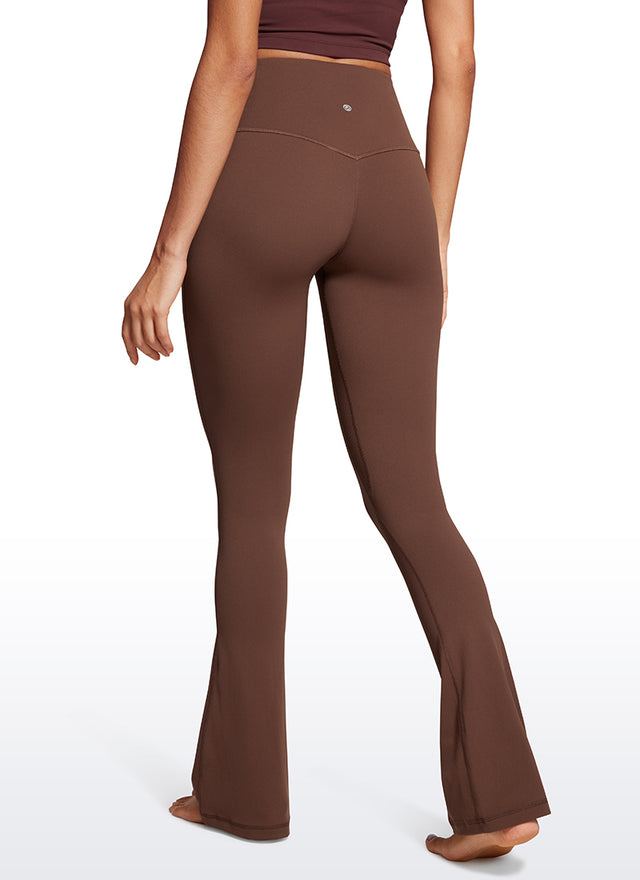 CRZ YOGA Women  Butterluxe High Waist Pockets Mini Flared Leggings 32