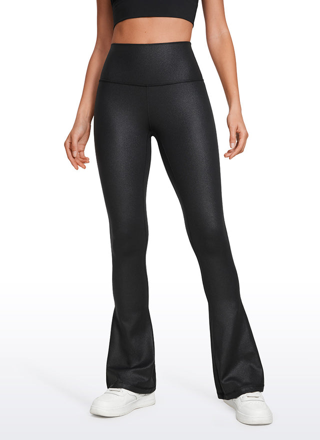 CRZ YOGA Women  Butterluxe High Waist Pockets Mini Flared Leggings 32