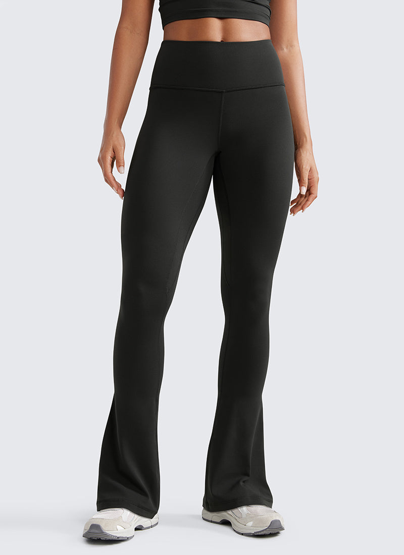 CRZ YOGA Women  Butterluxe High Waist Pockets Mini Flared Leggings 33