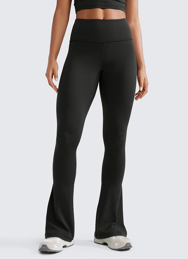 CRZ YOGA Women  Butterluxe High Waist Pockets Mini Flared Leggings 33