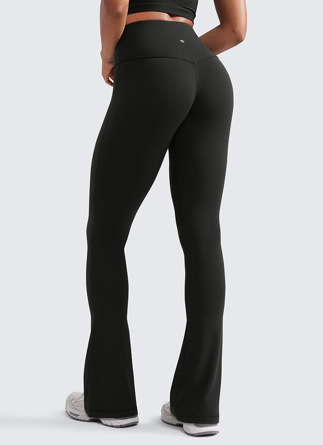 CRZ YOGA Women  Butterluxe High Waist Pockets Mini Flared Leggings 33