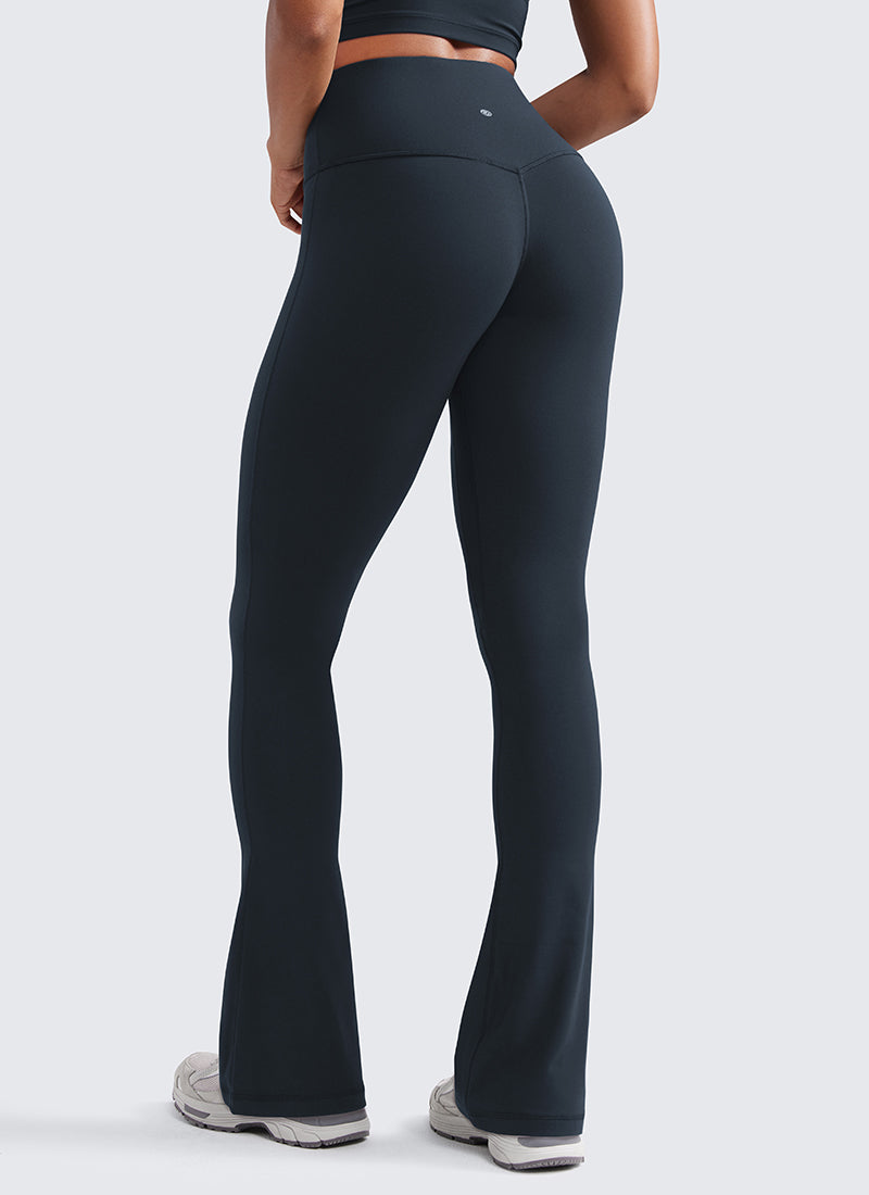 CRZ YOGA Women  Butterluxe High Waist Pockets Mini Flared Leggings 33