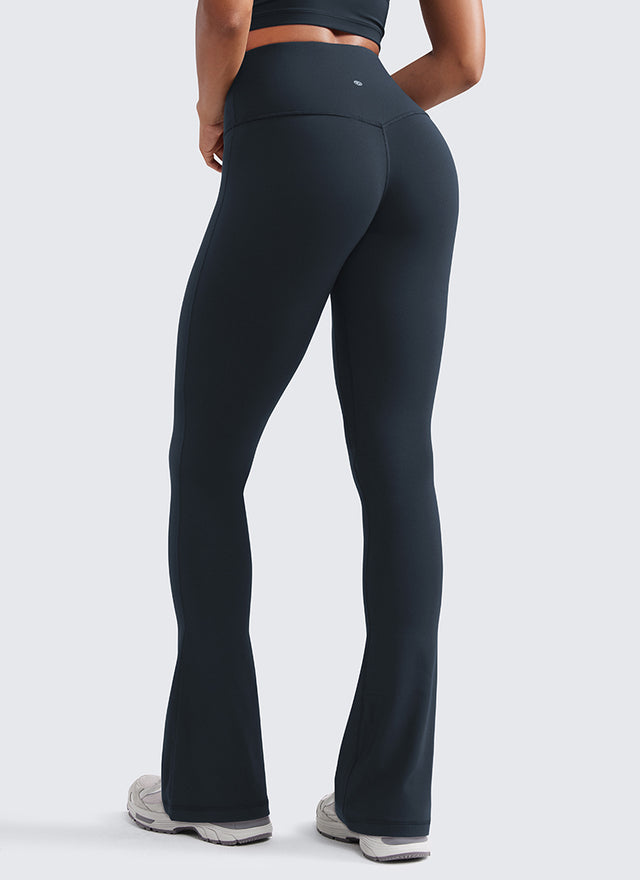 CRZ YOGA Women  Butterluxe High Waist Pockets Mini Flared Leggings 33