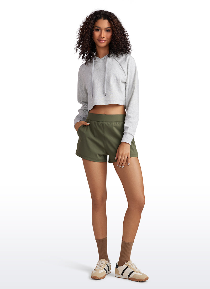 Stretch High-Rise Shorts with Pockets 2.5