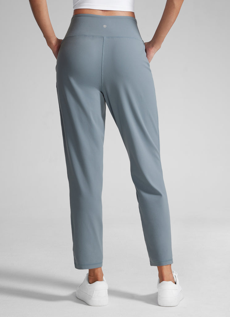 CRZ YOGA Butterlift Women's Casual High Rise Pleated Pants 27'' True Navy