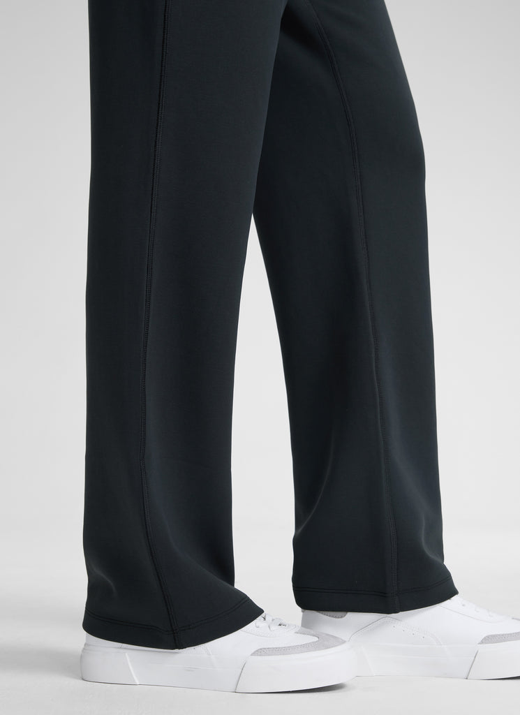 CRZ YOGA Women's SoftAura High Rise Wide Leg Pants with Pockets 31'' Stone