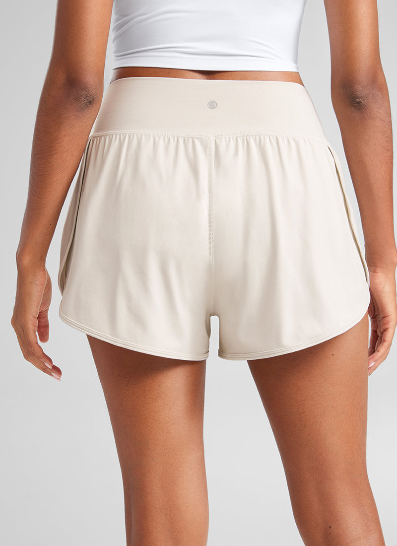 CRZ YOGA Butterluxe-Light High Waisted Dolphin Shorts for Women 2.5