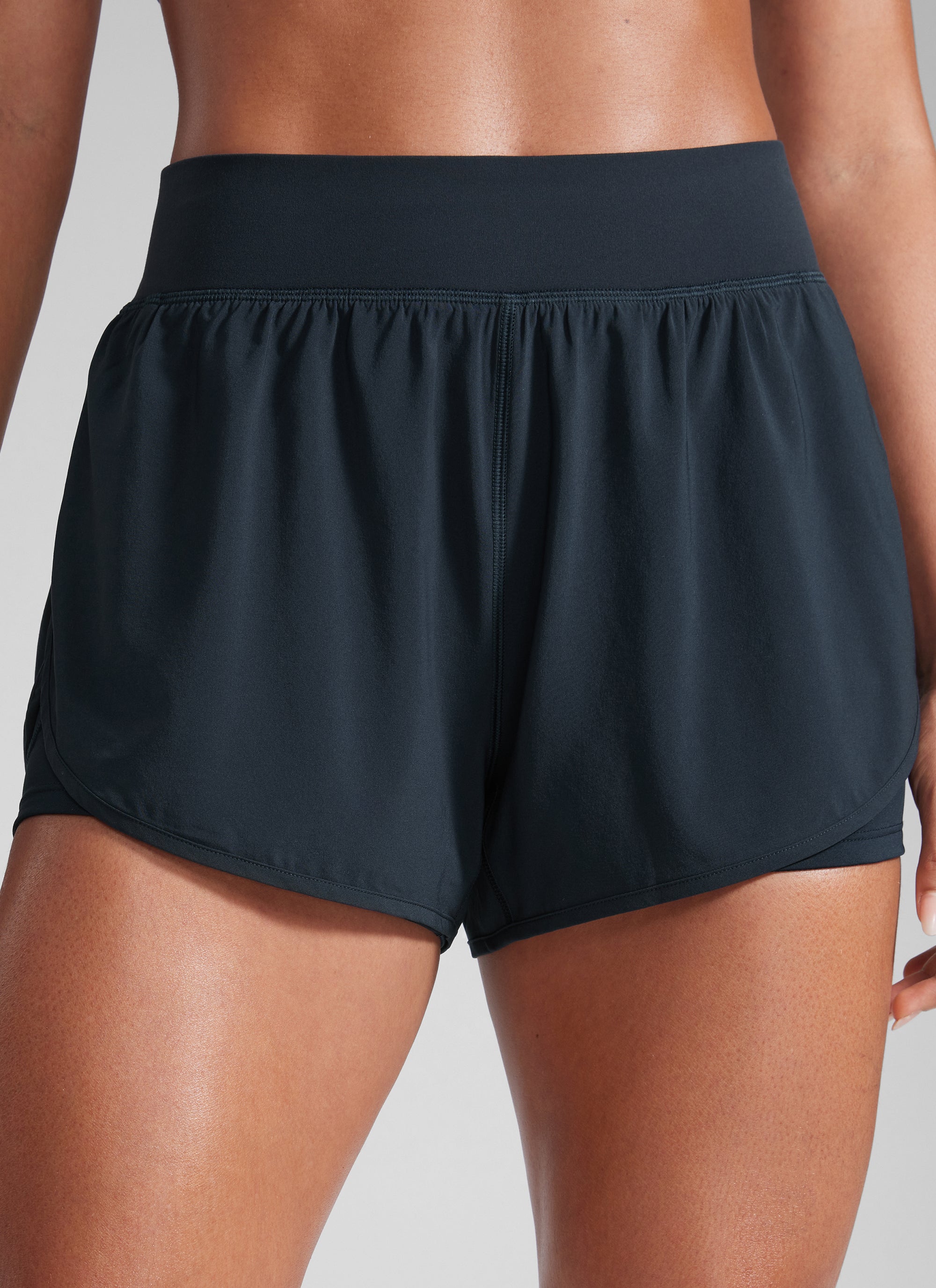 CRZ YOGA Women High-Rise 2 in 1 Shorts 3