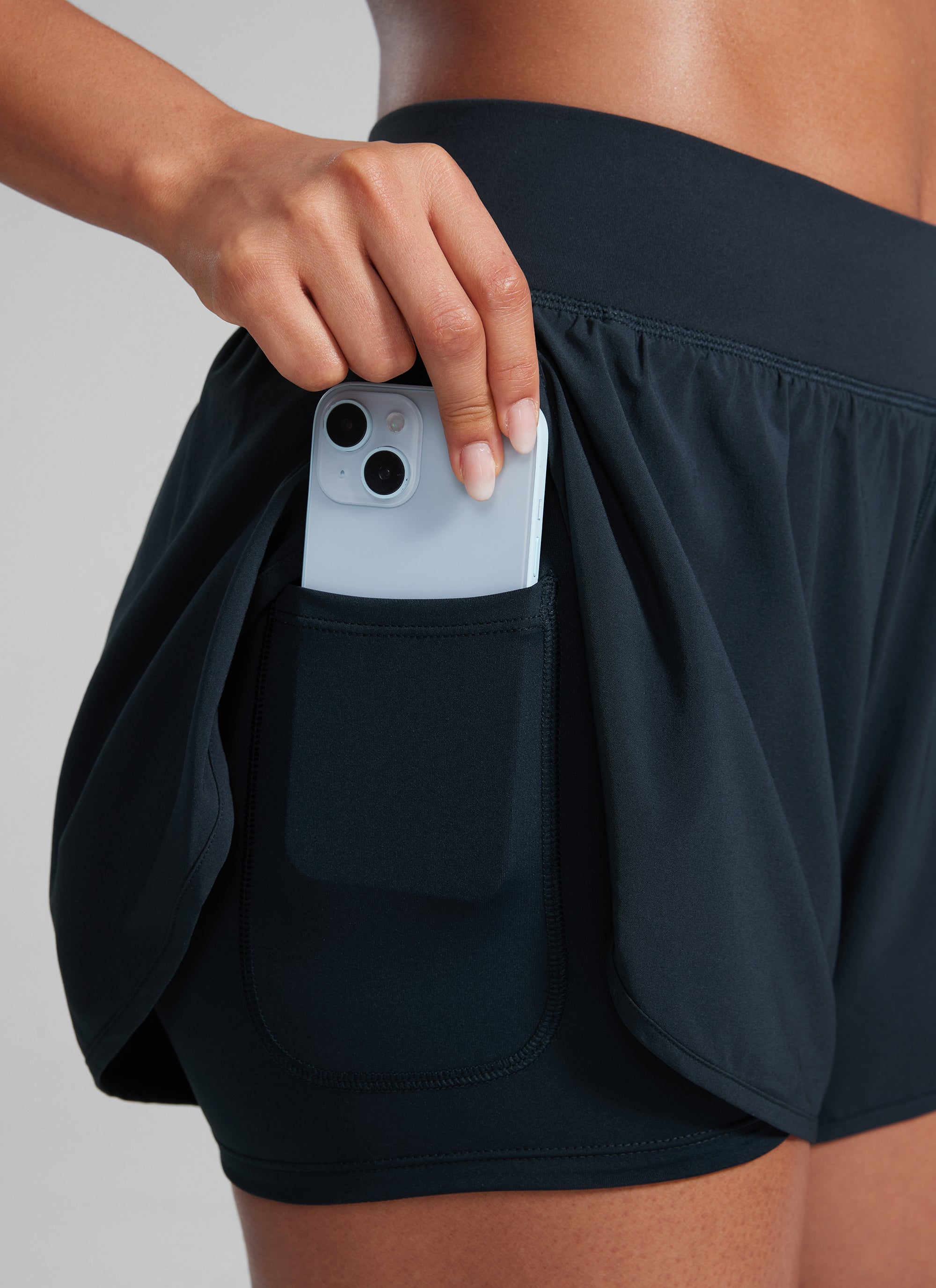 CRZ YOGA Women High-Rise 2 in 1 Shorts 3