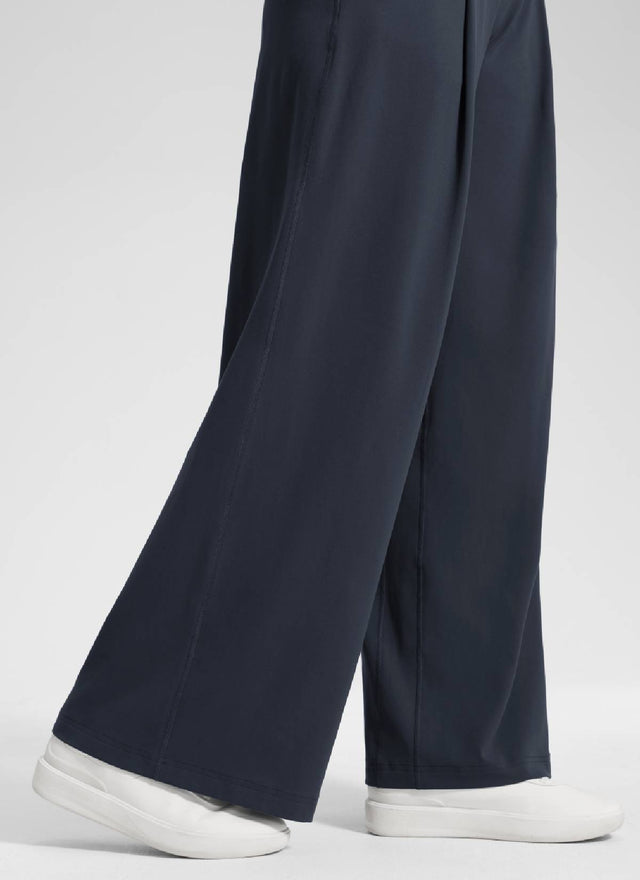 CRZ YOGA Women's Butterluxe Casual High Rise Pocket Wide Leg Pant 30