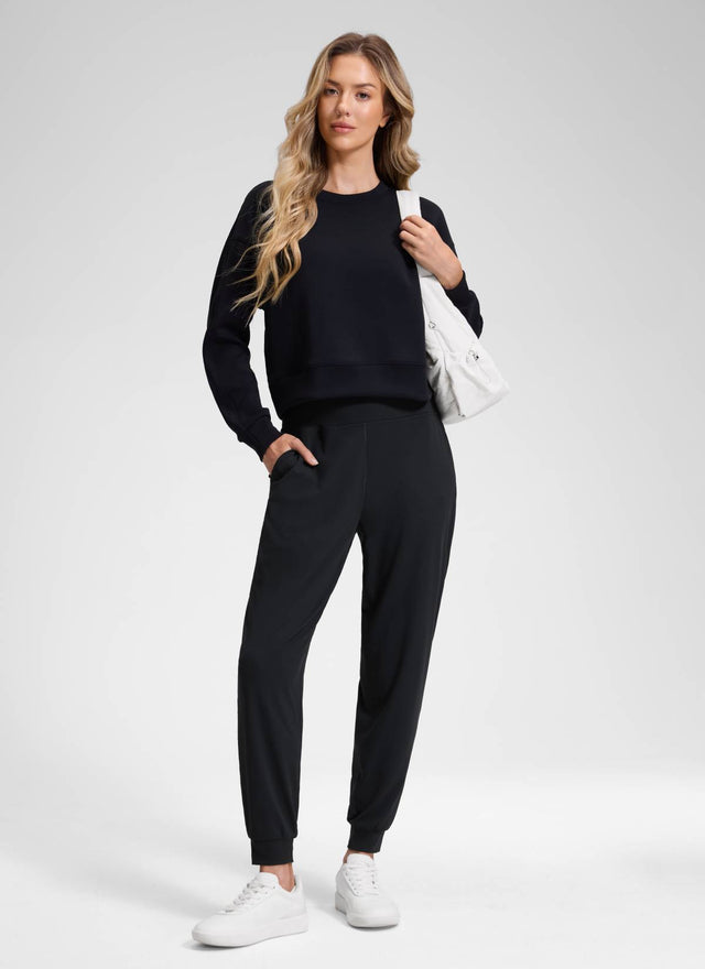 CRZ YOGA Women's Butterluxe Yoga High Rise Pocket Jogger 28