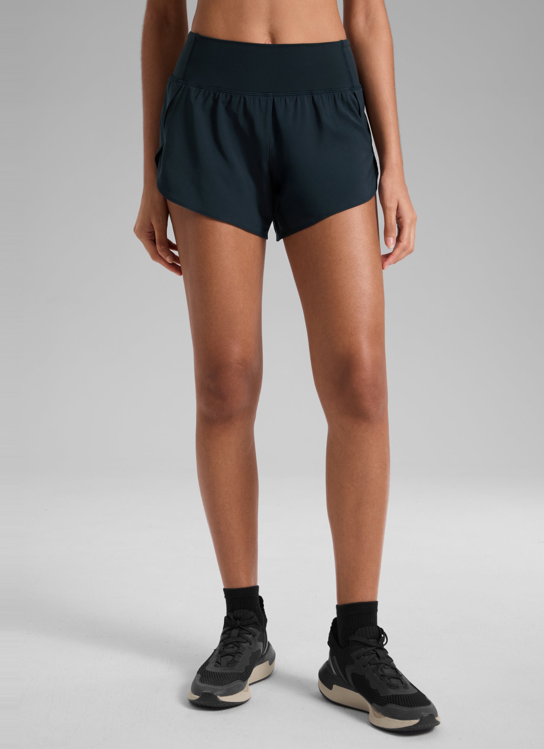 CRZ YOGA Women's Feathery-Fit Soft Mid Rise Running Shorts 4