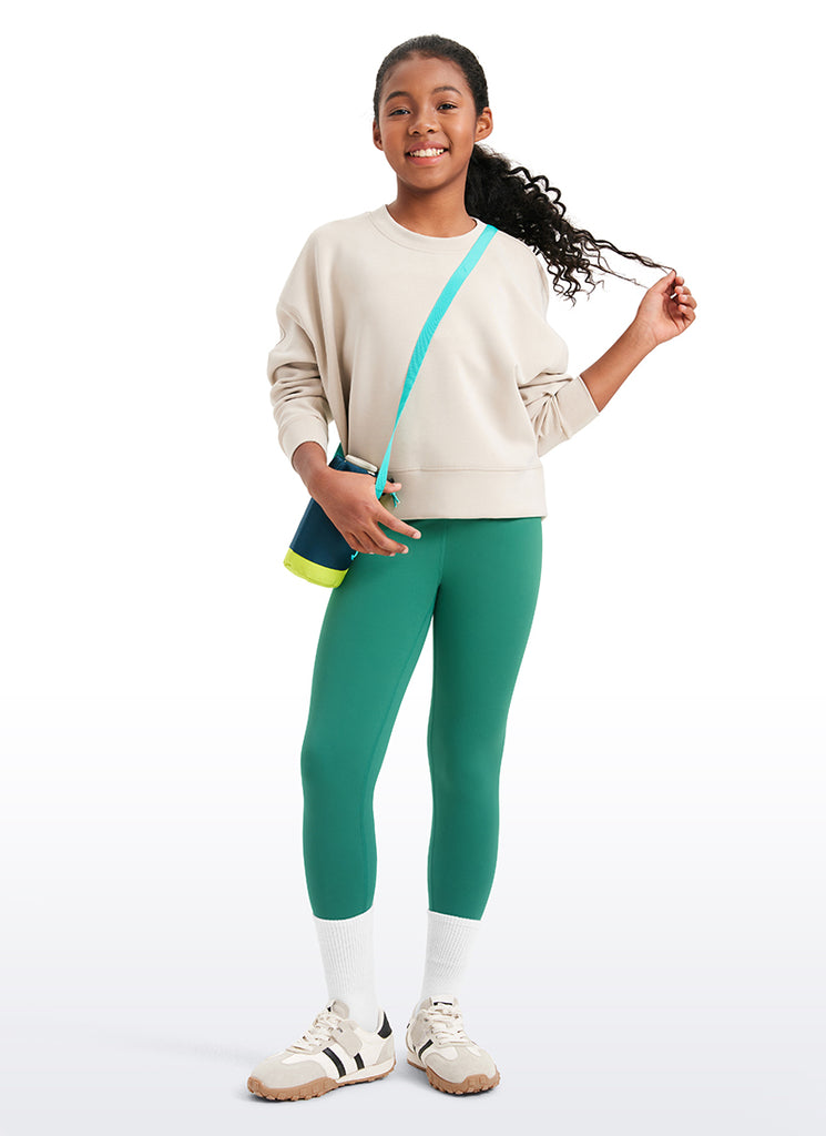 CRZ YOGA Girl's Active Sports Yoga Lounge Butterluxe Yoga Leggings Dark Grey Camouflage 2