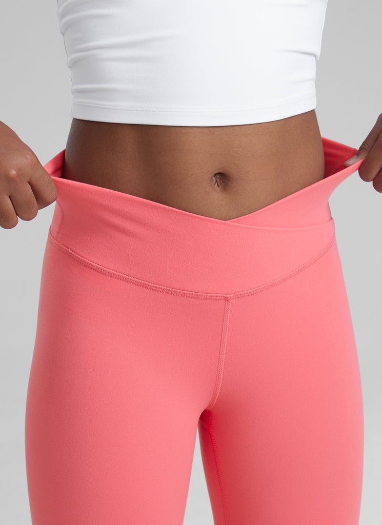 CRZ YOGA Girl's Active Sports Yoga Lounge Butterluxe Flare Leggings Pure Blue