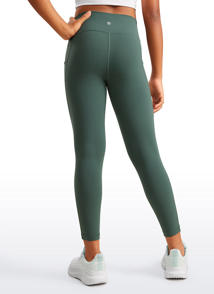 CRZ YOGA Girl's Active Sports Yoga Lounge Butterluxe Yoga Leggings Sparkle Blue