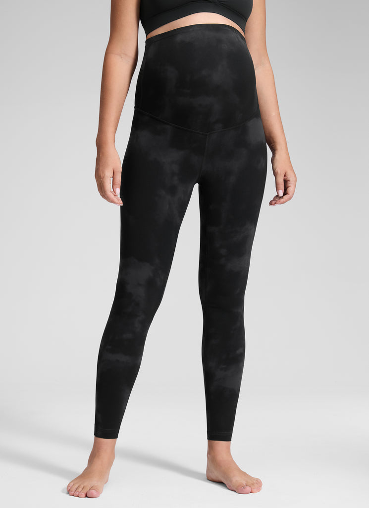 CRZ YOGA Women's Maternity Leggings Super High Rise Butterluxe 25'' Doe Brown