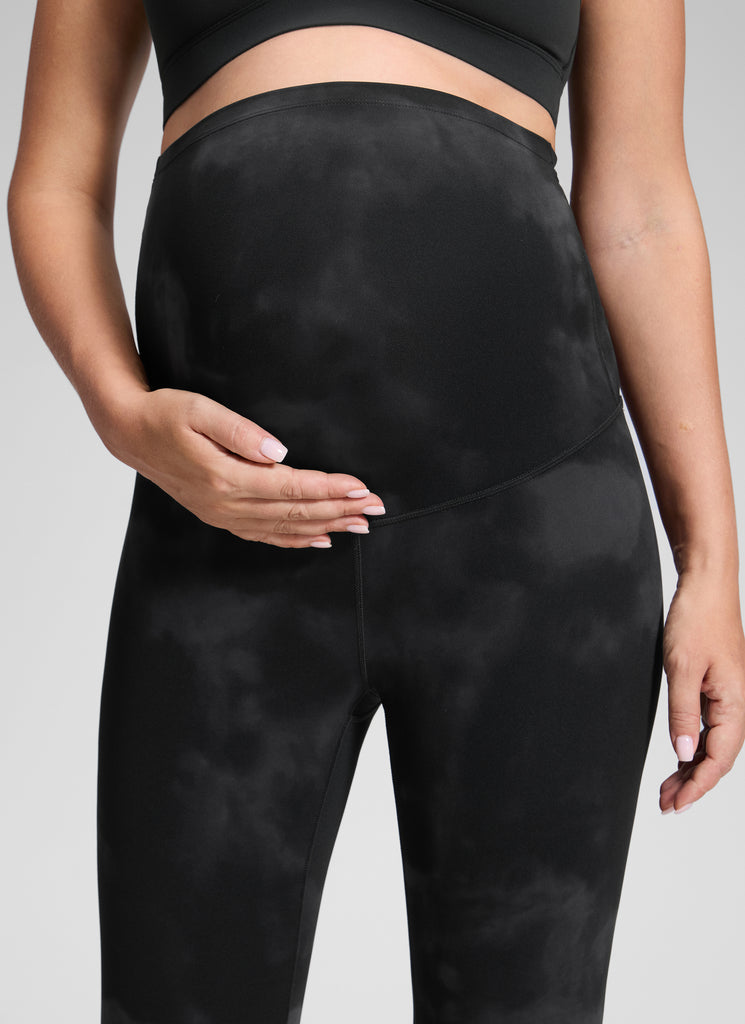 CRZ YOGA Women's Maternity Leggings Super High Rise Butterluxe 25'' Doe Brown