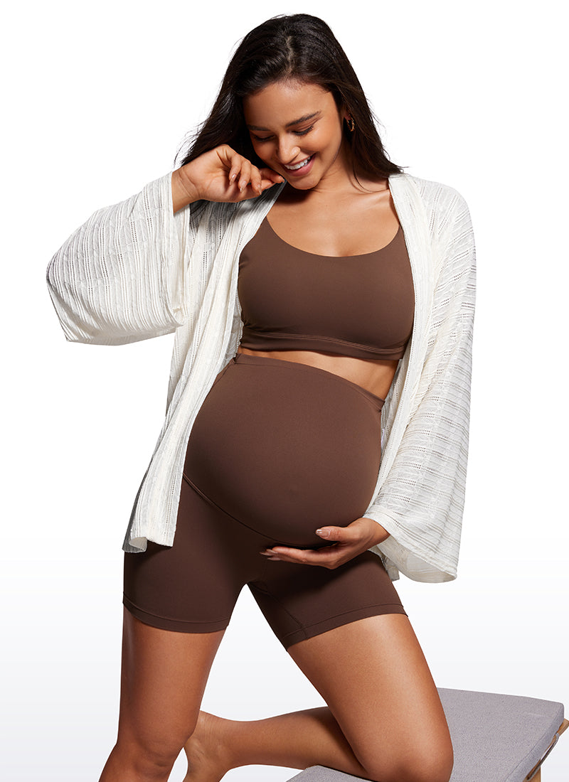 Butterluxe Maternity Shorts 4''- Super High Waist