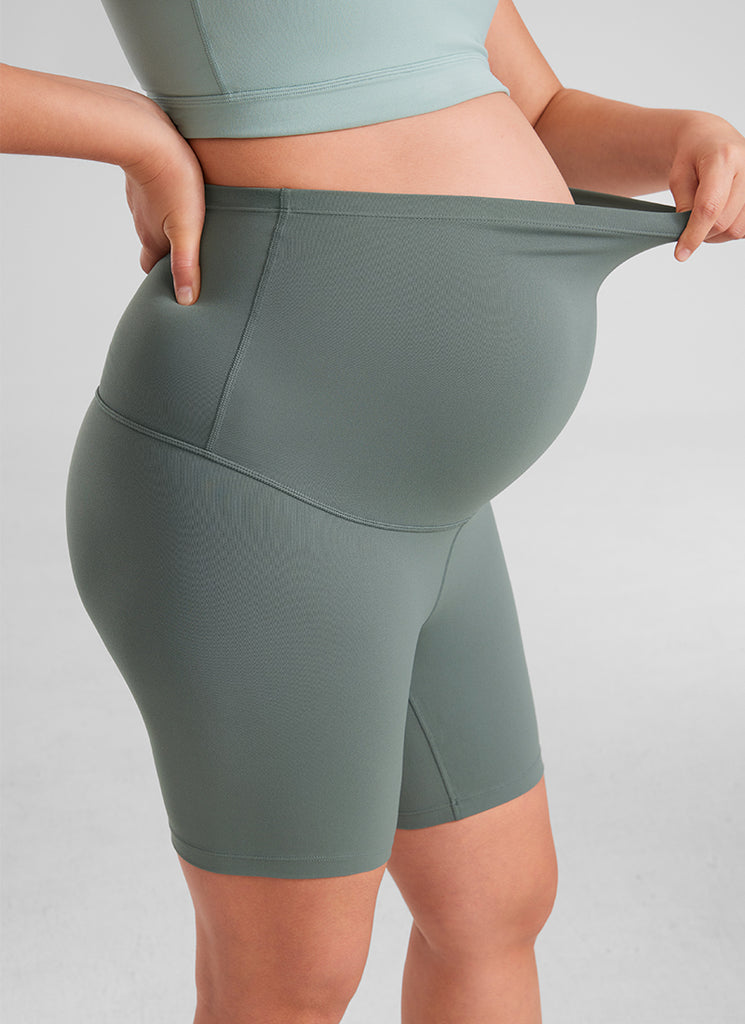 CRZ YOGA Super Hoge Taille Butterluxe Vrouwen Biker Shorts 6 Inches met CRZ YOGA Super Hoge Taille Butterluxe Vrouwen Biker Shorts 6 Inches met