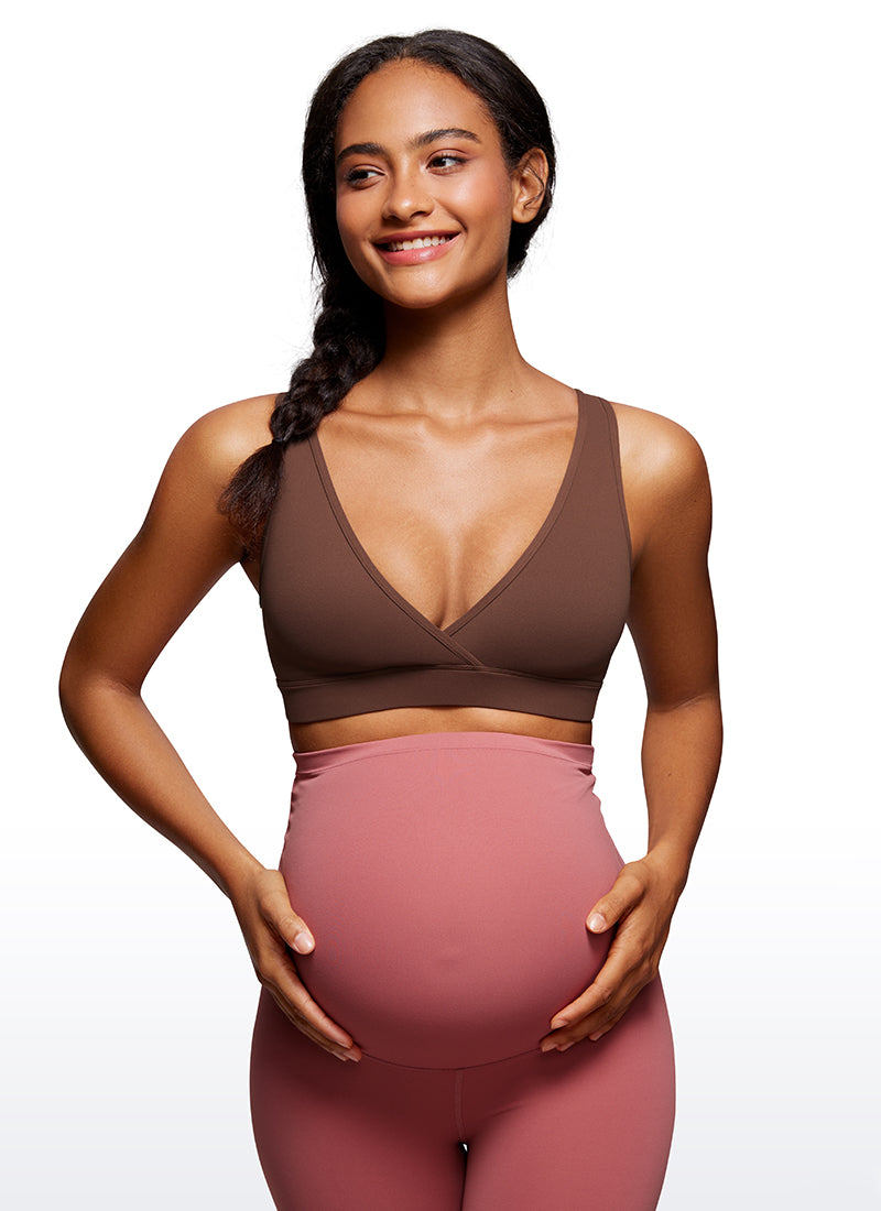 Butterluxe Maternity Nursing Crossover Wireless Bras