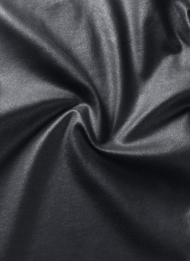 CRZ YOGA Women Butterluxe Matte Faux Leather No Front Seam Leggings 28'' Black Foil Pattern