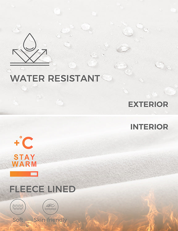 CRZ YOGA Womens Fleece Lined Flare Leggings 31" Milky White