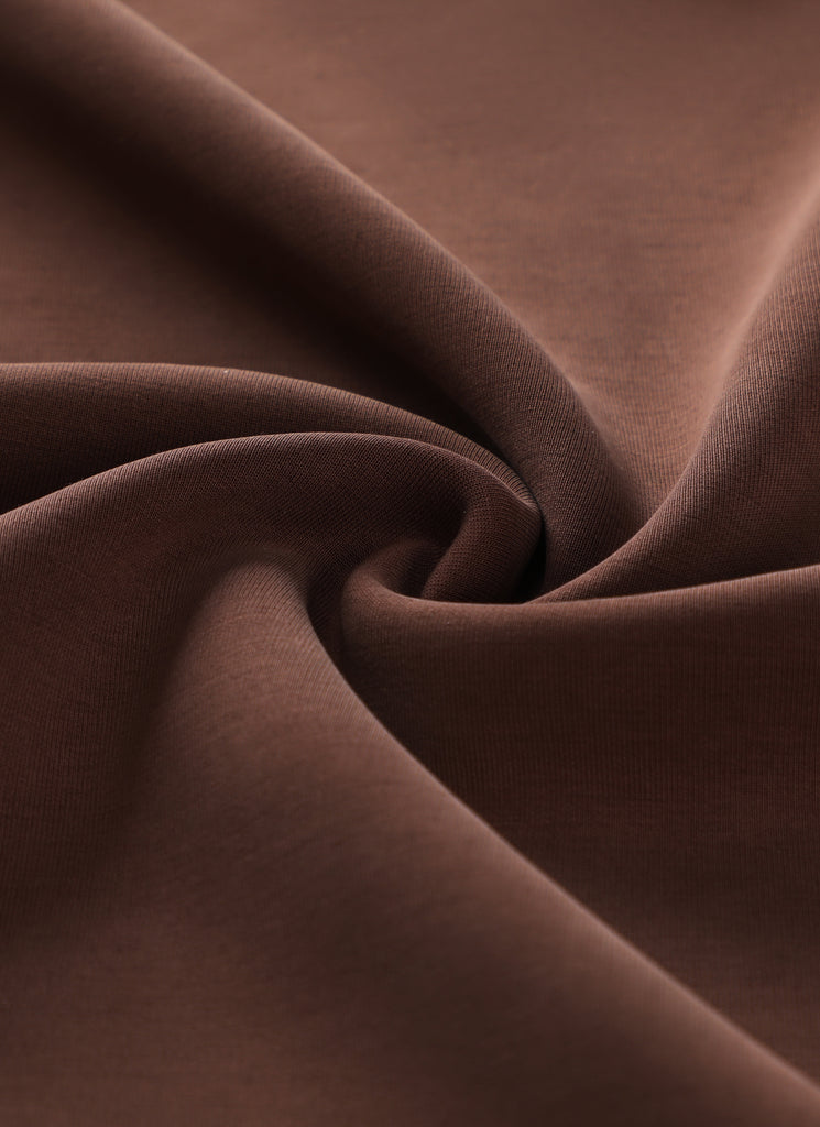 CRZ YOGA Women's SoftAura High Rise Wide Leg Pants with Pockets 31'' Coffee Brown