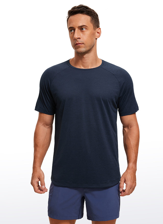 Lightweight Quick Dry Short sleeves Round Neck