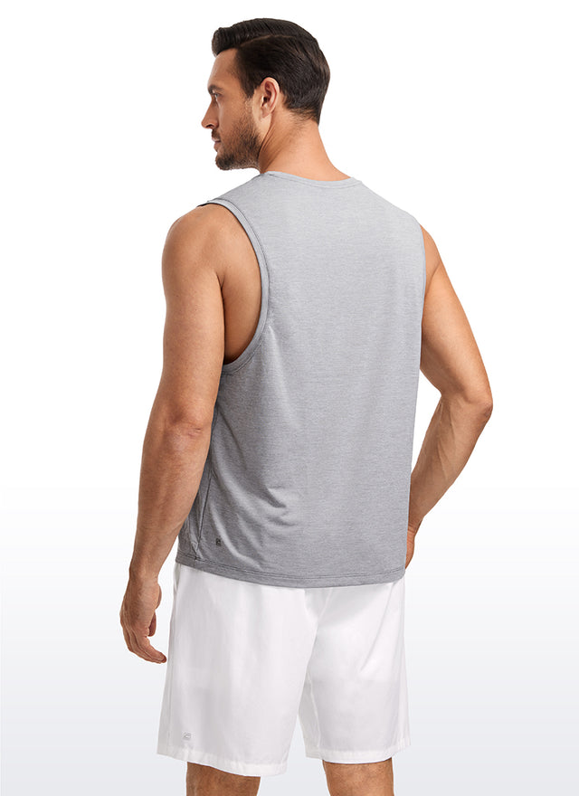 Lightweight Quick Dry Tank Tops Round Neck