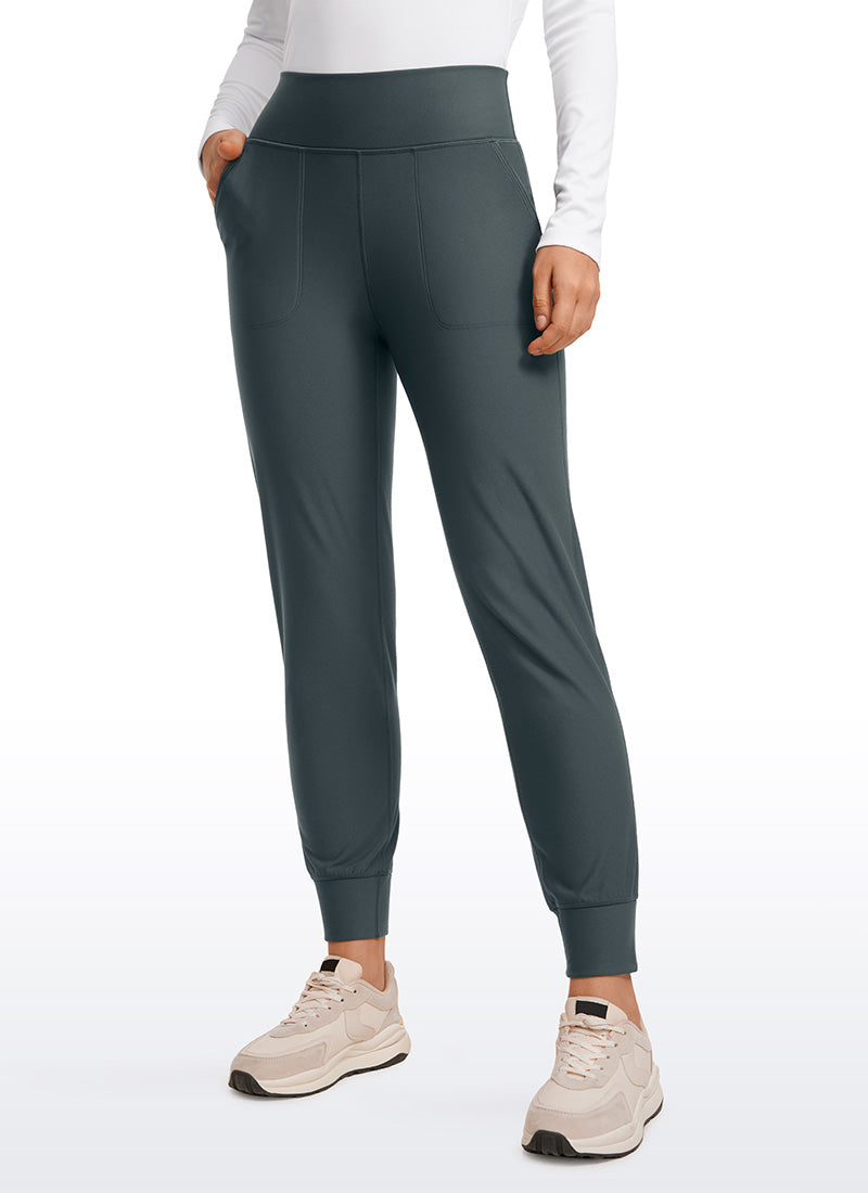 Fleece Lined Soft Workout Joggers with Pockets 27.5