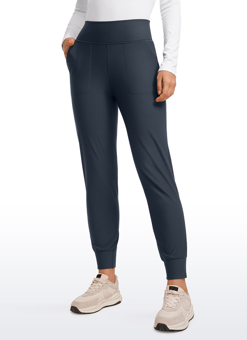 Fleece Lined Soft Workout Joggers with Pockets 27.5